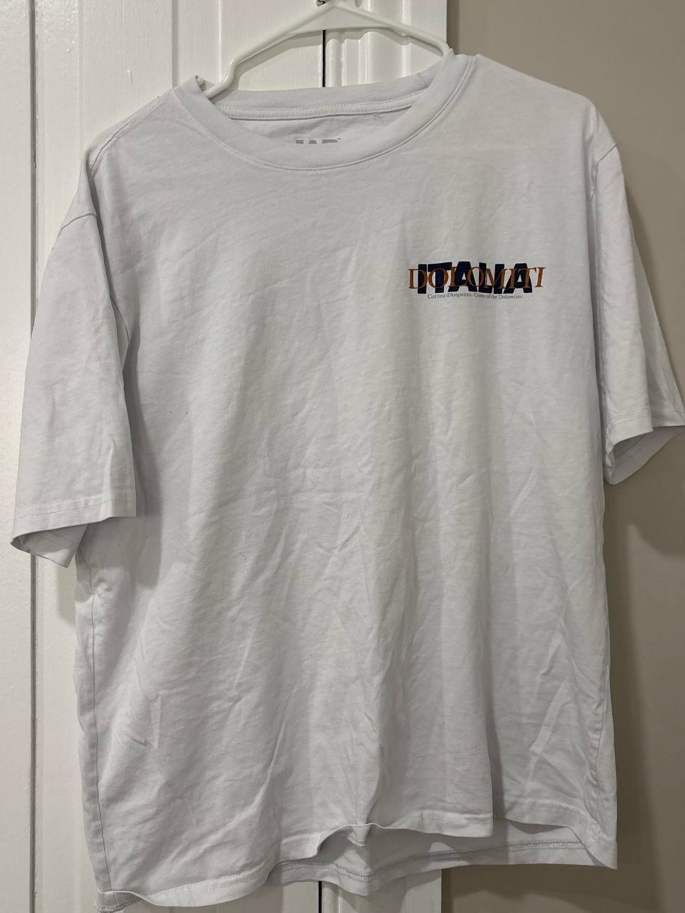 MAD Engine White Short Sleeve Graphic Tee with Small Chest Logo